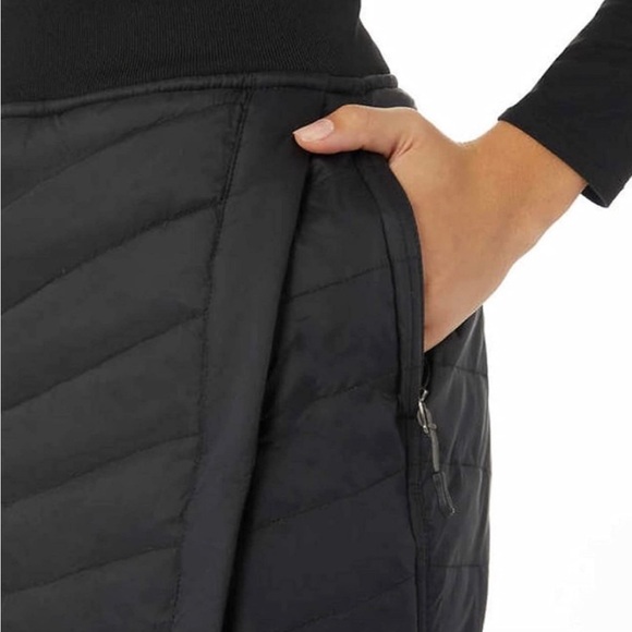Aventure Black Down Winter Skirt, Size M, EUC - Picture 4 of 10